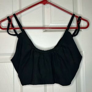 Free People Movement Pretty Black Sports Bra XS